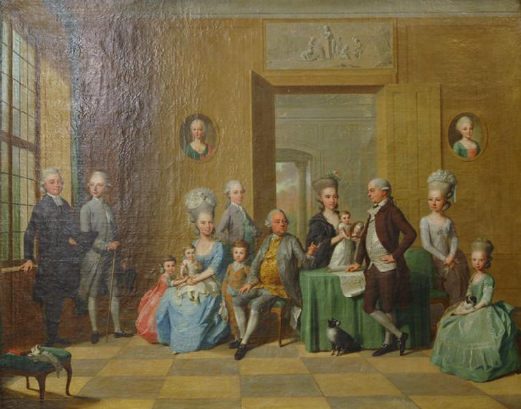 johann tischbein The Souchay Family